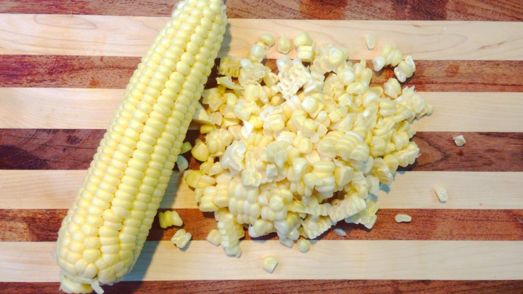 Chowder feature: corn off the cob